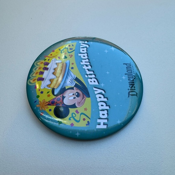 Disney Disneyland Resort “Happy Birthday” Button Pin - Picture 4 of 7